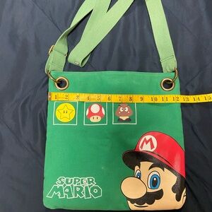 Super Mario Green Canvas Tote Bag